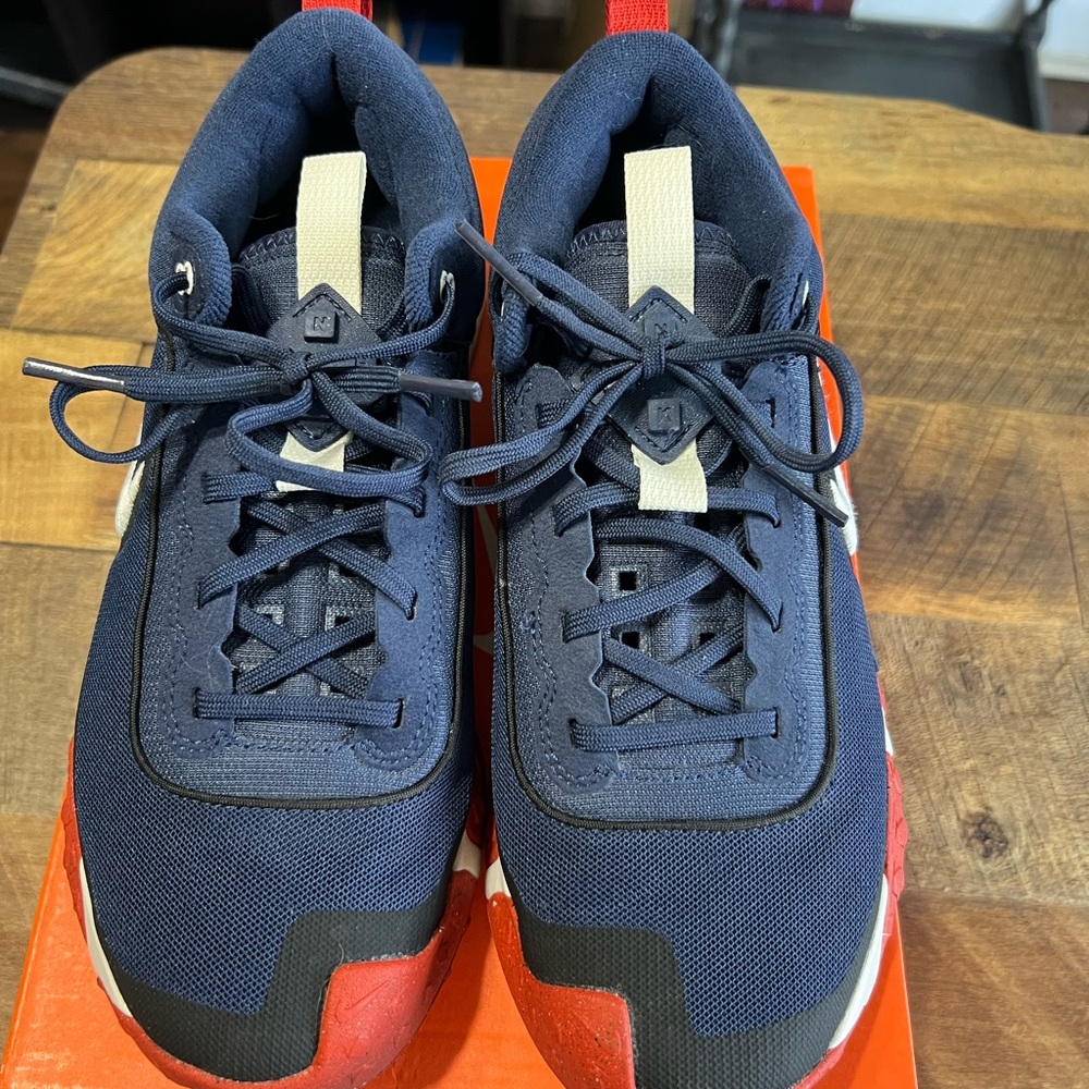 Air Diamond Varsity Turf Navy and Red